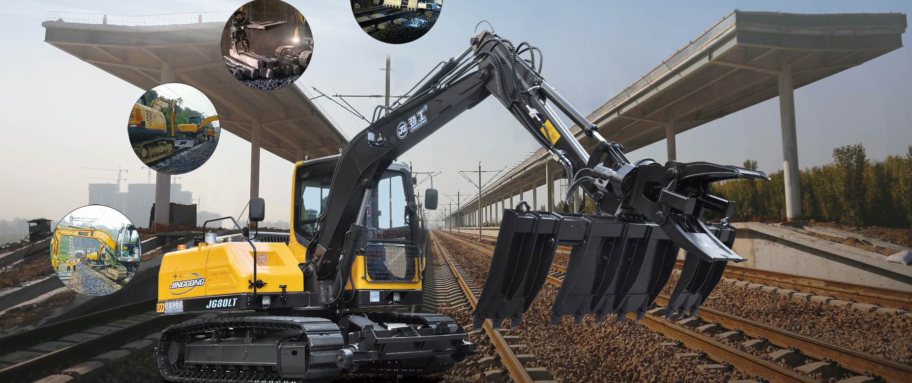 Cambiador de traviesas de ferrocarril